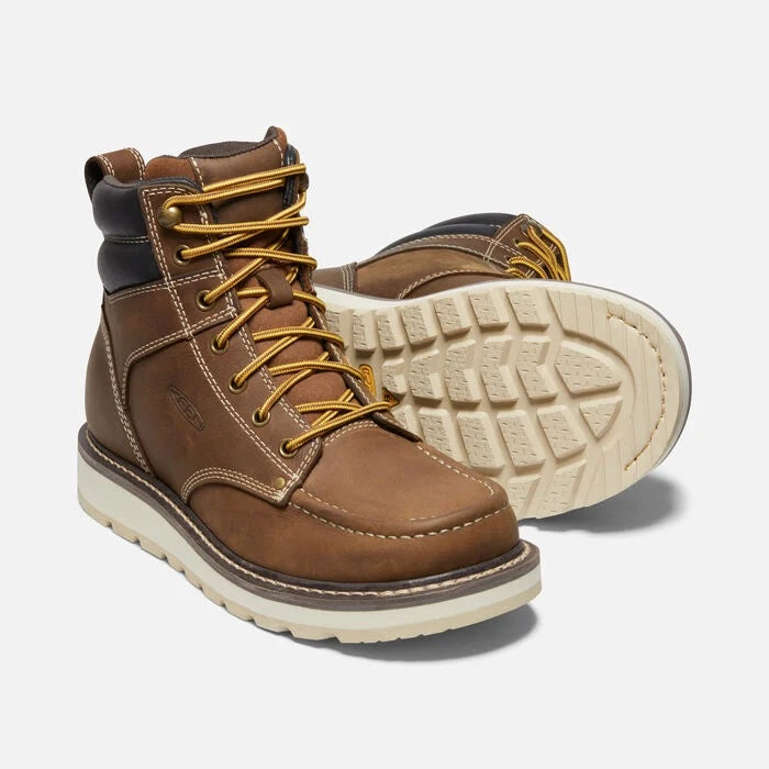 Men's Cincinnati 6" Waterproof Boot (Carbon-Fiber Toe) Belgian/Sandshell - Orleans Shoe Co.