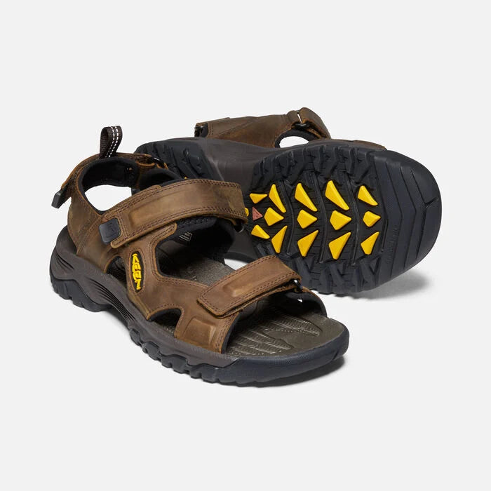 Men's Keen Targhee III Open Toe Sandal Bison/Mulch - Orleans Shoe Co.