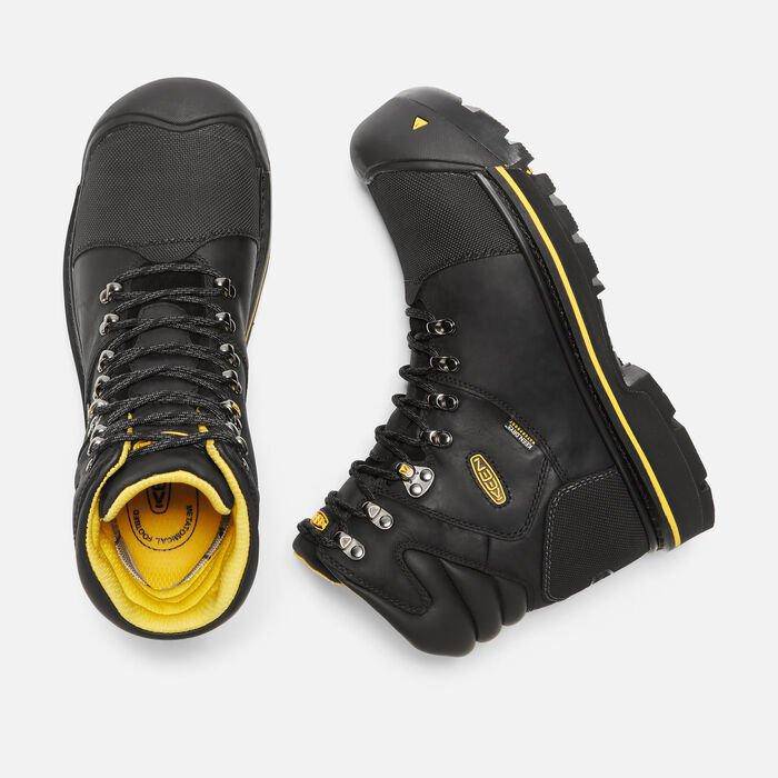 Men's Milwaukee Waterproof Black (Steel Toe) - Orleans Shoe Co.