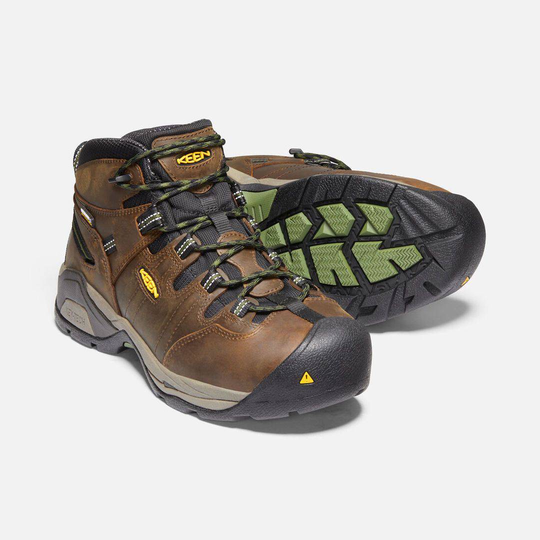 Detroit XT  Mid Steel toe Brown - Orleans Shoe Co.