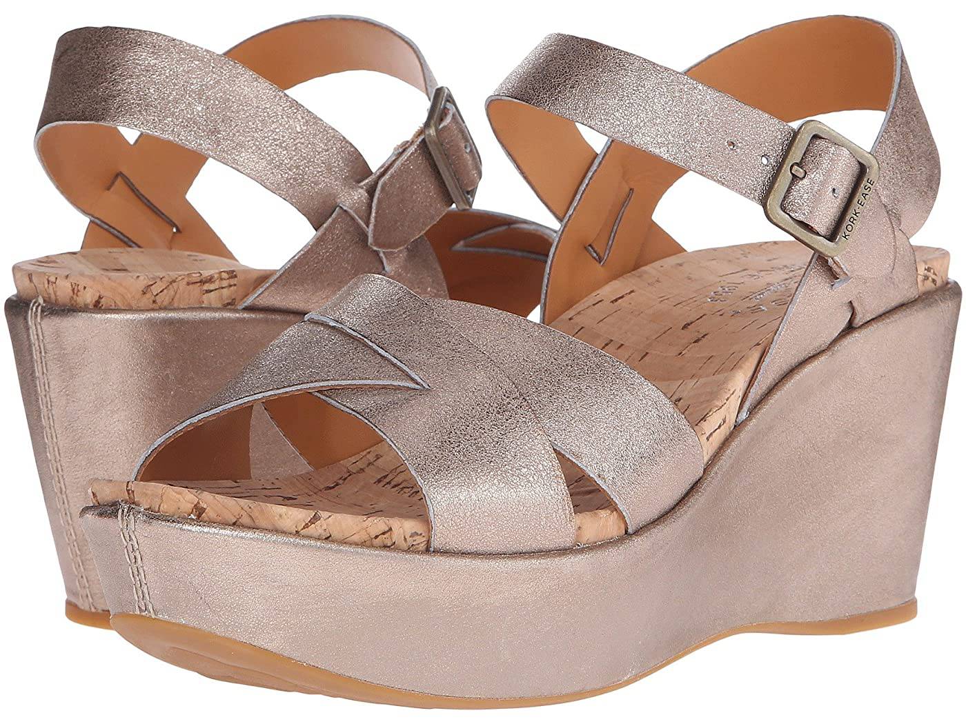 Kork ease store gold sandals