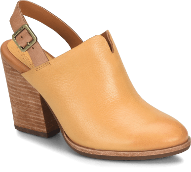 Women's Janelle Yellow Slingback Heel - Orleans Shoe Co.