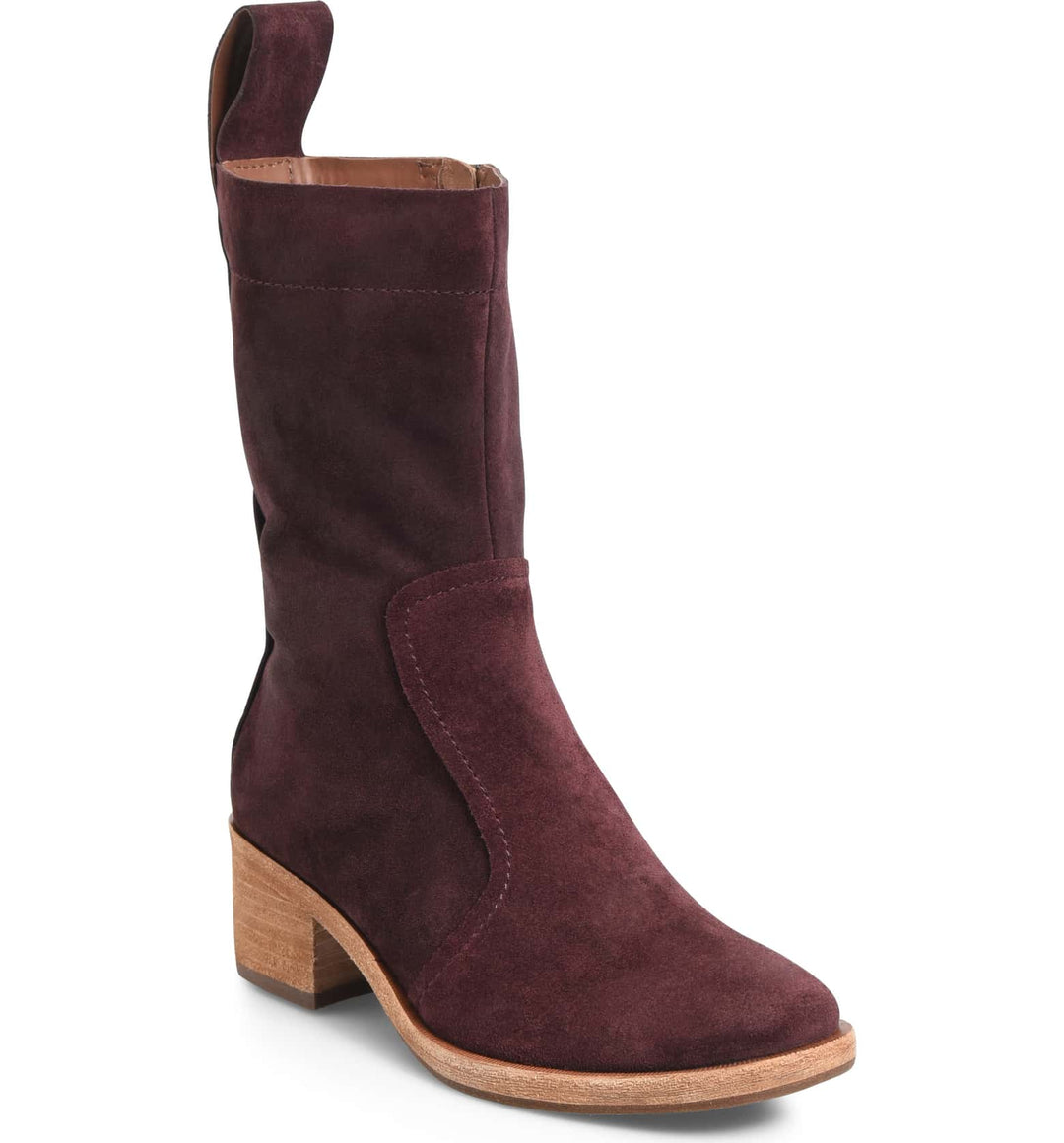 Women's Jewel Burgundy Suede Boot - Orleans Shoe Co.