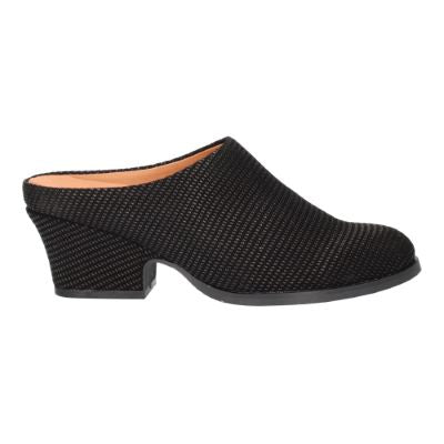Women's L'Amour des Pieds Jiya Black Raindrop Leather - Orleans Shoe Co.