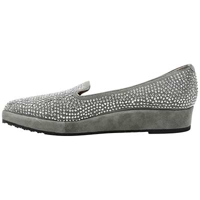 Women's L'Amour des Pieds Correze Gray Suede - Orleans Shoe Co.