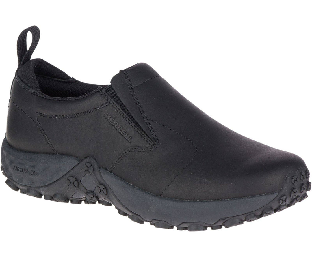 Merrell Shoes J099381 Brown Jungle Moc Composite Toe Slip Resistant Slip On  Work Shoe