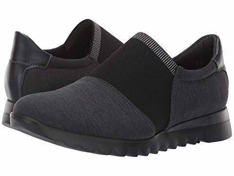 Women's KJ Grey Fabric/Gore Slip-On Loafer - Orleans Shoe Co.