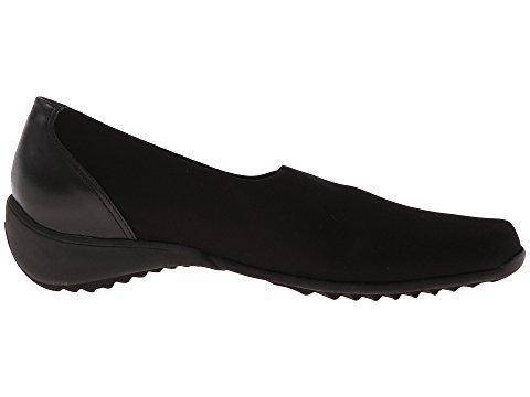 Women's Traveler Black Stretch Fabric Slip On - Orleans Shoe Co.