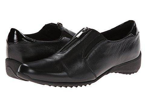 Womens Berkley Black Leather Slip On - Orleans Shoe Co.