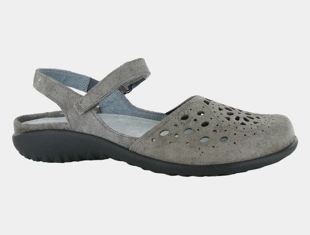 Naot Women’s Arataki Gray Marble Suede - Orleans Shoe Co.