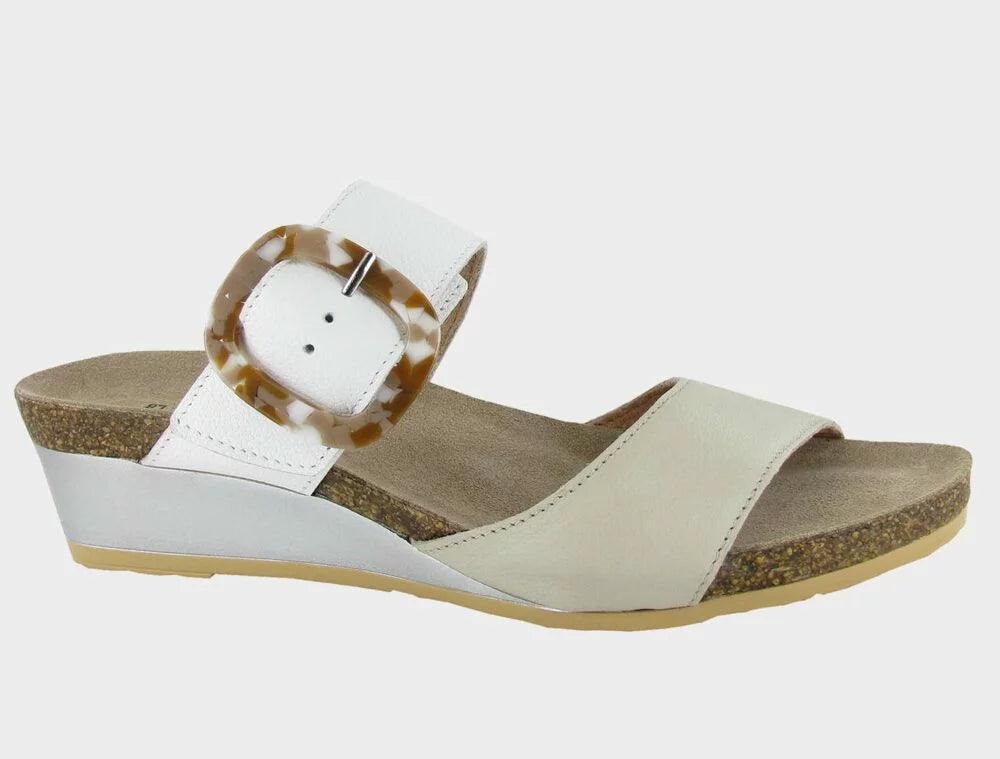 Naot Women's Kingdom Soft Ivory Soft White Leather – Orleans Shoe Co.