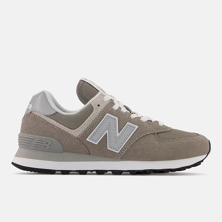Women's New Balance WL574EVG Grey with White - Orleans Shoe Co.