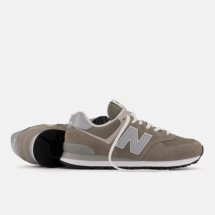 Men's New Balance ML574EVG Grey with White - Orleans Shoe Co.