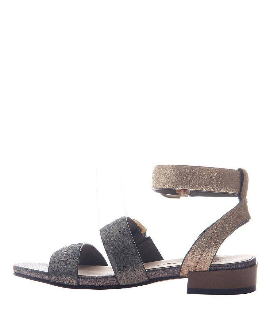 Women's Zeke Grey Silver Sandal - Orleans Shoe Co.