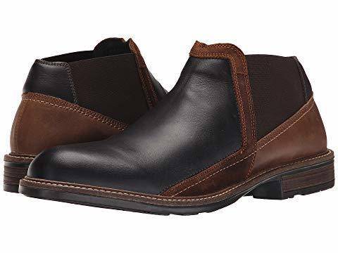 Naot Men s Business Roast Saddle Seal Brown Suede Boot 46