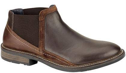 Business Roast Saddle Seal Brown Suede Boot - Orleans Shoe Co.