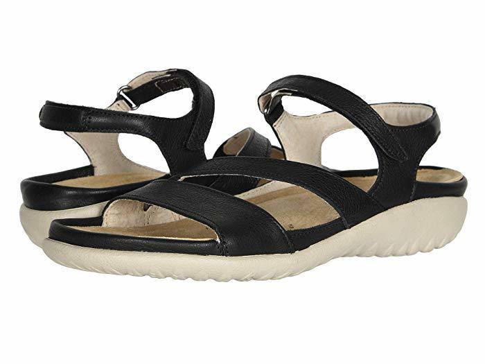 Naot Women s Etera Soft Black Leather Sandal Orleans Shoe Co