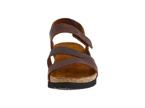 Kayla Wedge Sandal Buffalo Leather - Orleans Shoe Co.