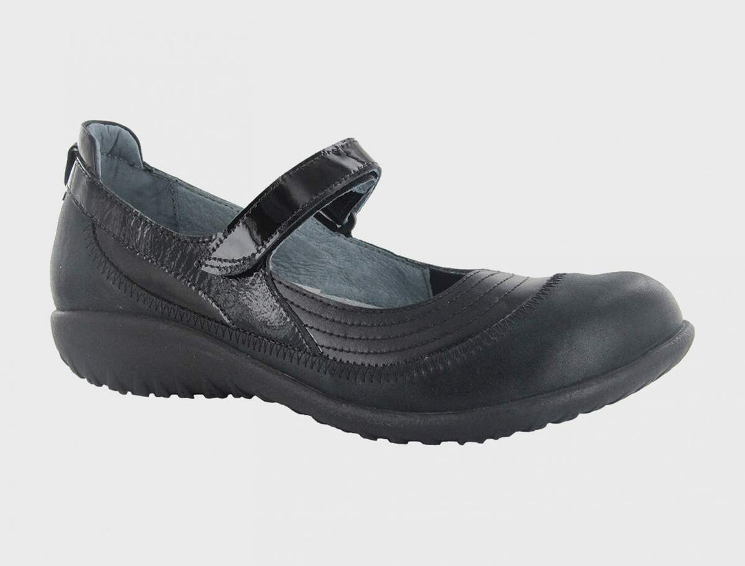 Kirei Black Leather - Orleans Shoe Co.