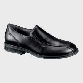 Men's Success Black Madras Leather Slip-On - Orleans Shoe Co.