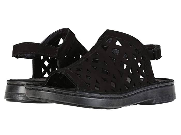 Women's Amadora Black Sandal - Orleans Shoe Co.