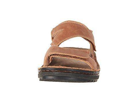 Women's Enid Latte Brown Leather Sandal - Orleans Shoe Co.
