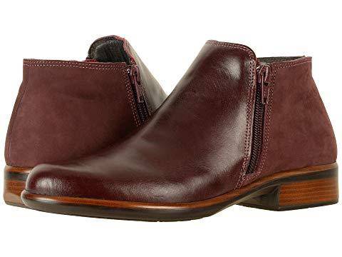 Women's Helm Bordeaux Leather/Violet Nubuck Ankle Boot - Orleans Shoe Co.