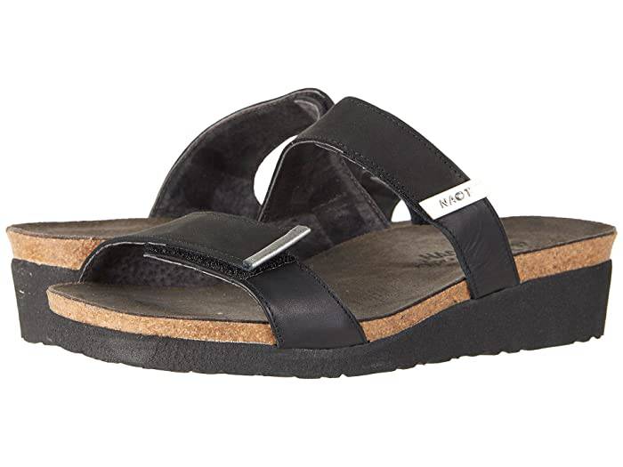 Women's Jacey Black Slip-On Sandal - Orleans Shoe Co.