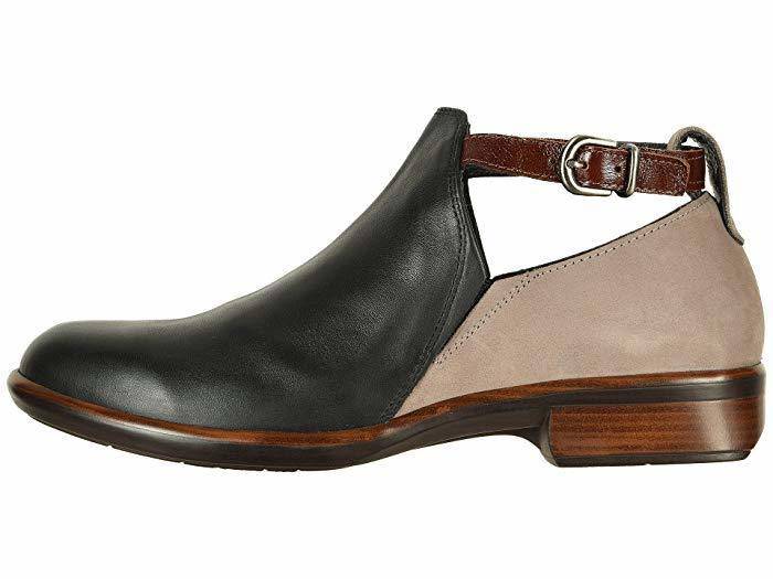 Women's Naot Kamsin Jet Black Stone Luggage Boot - Orleans Shoe Co.