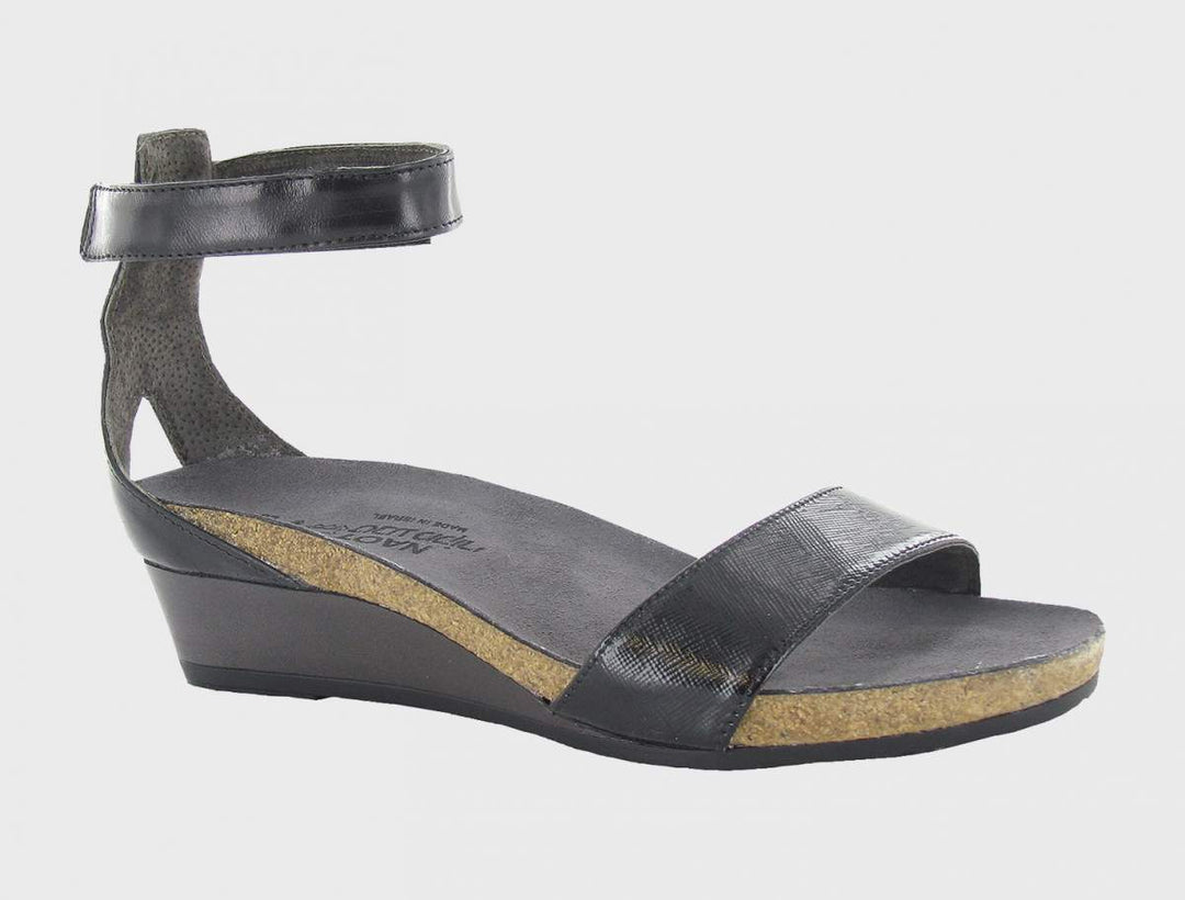 Women's Pixie Black Sandal - Orleans Shoe Co.