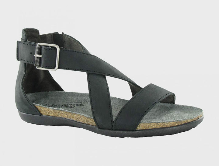 Women's Rianna Oily Coal Sandal - Orleans Shoe Co.