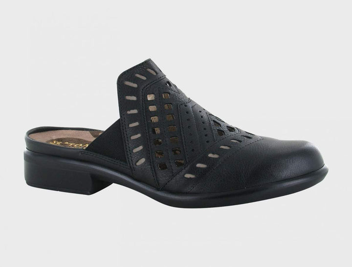 Women's Sharkia Black Slip On - Orleans Shoe Co.