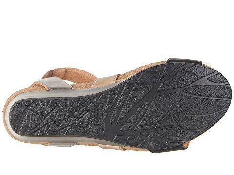 Women's Vixen Oily Coal Nubuck/Khaki/Beige Leather/Mirror Leather Sandal - Orleans Shoe Co.