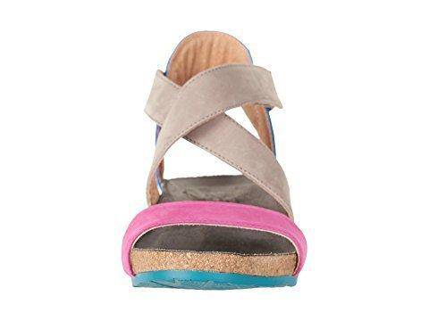 Women's Vixen Pink Plum Nubuck/Oily Blue Nubuck Sandal - Orleans Shoe Co.