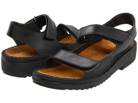 Karenna Black Matte Leather Sandal - Orleans Shoe Co.