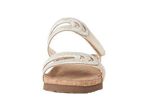 Women's Ainsley Beige Nubuck/Nickel Rivets Sandal - Orleans Shoe Co.