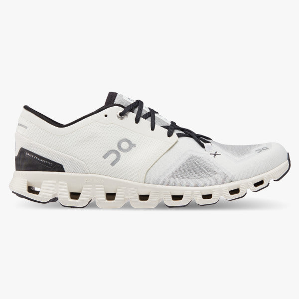 Men's On Running Cloud X 3 Ivory Black - Orleans Shoe Co.
