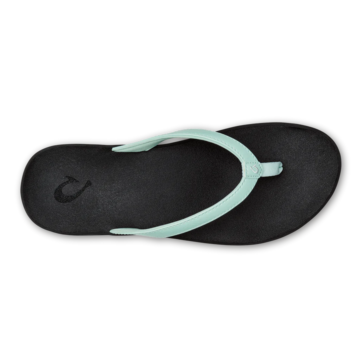 Olukai Women’s Puawe Sea Glass Black - Orleans Shoe Co.