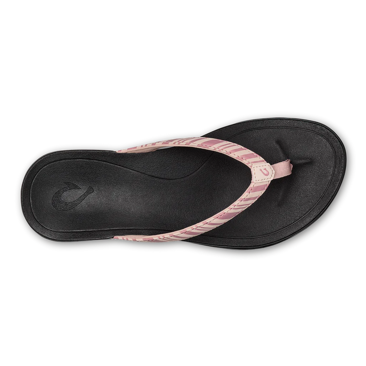 Olukai Women’s Ho’opio Pink Clay Stripe - Orleans Shoe Co.