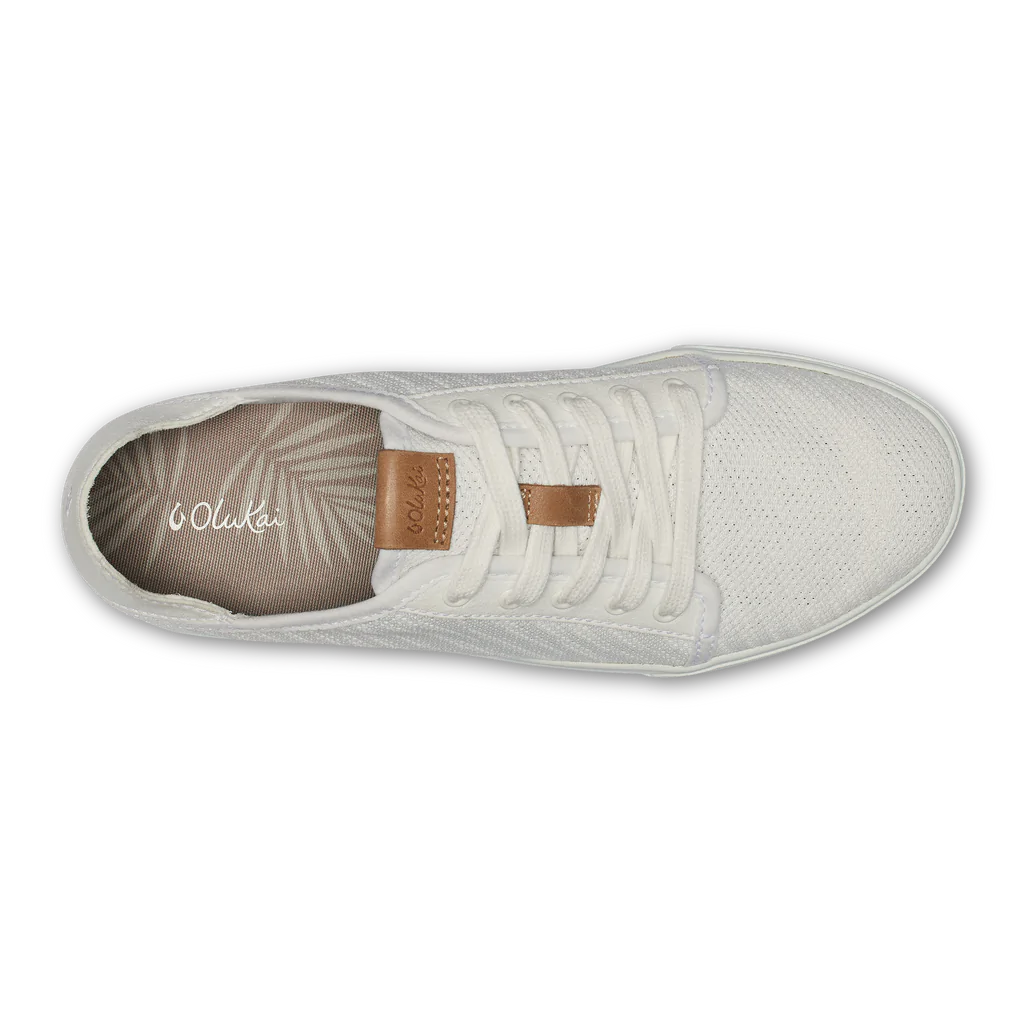 Olukai Women’s Pehuea Li White White - Orleans Shoe Co.