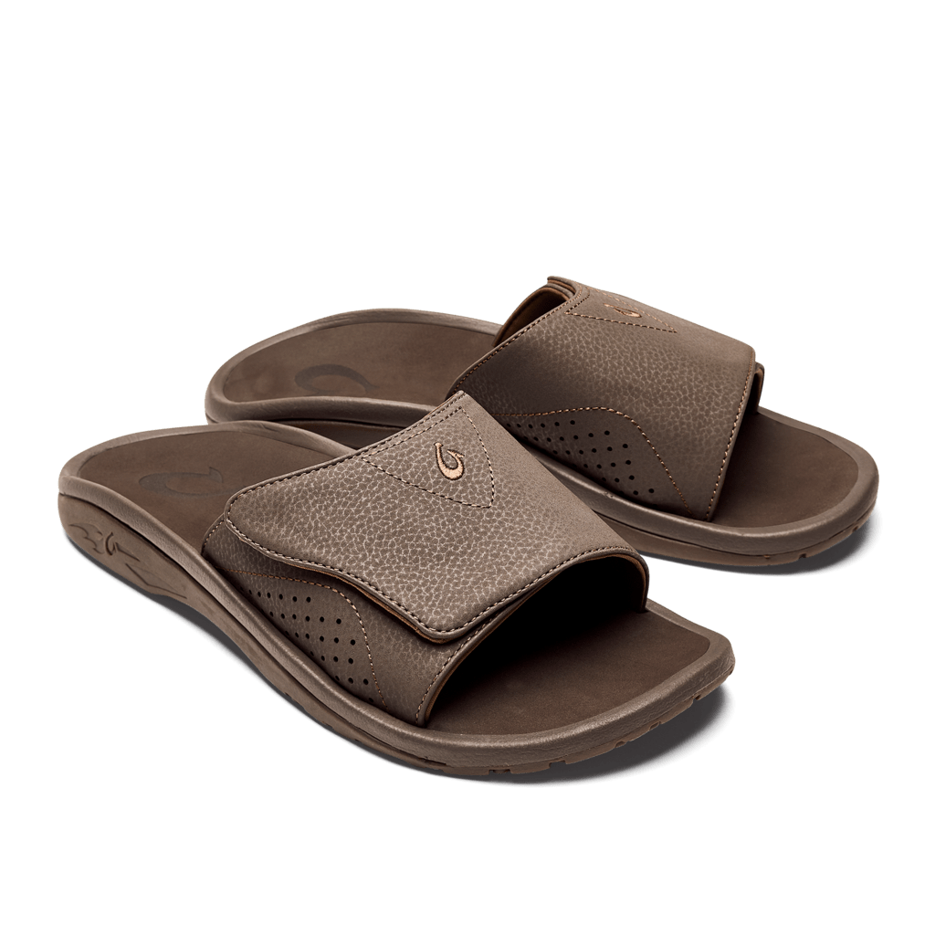 Men's Nalu Slide Dk Java/ Dk Java Sandal - Orleans Shoe Co.
