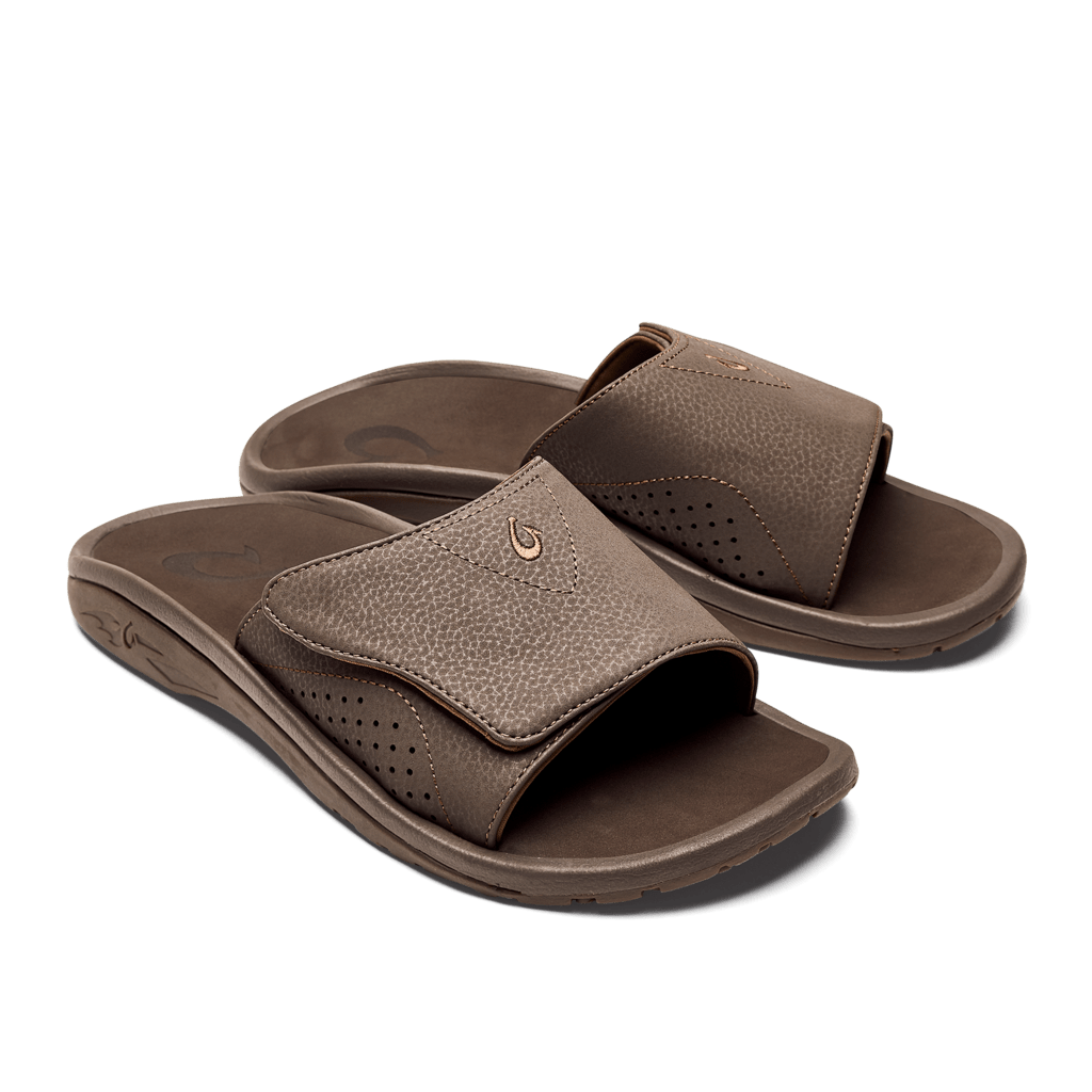 Olukai Men s Nalu Slide Dk Java Dk Java Sandal Orleans Shoe Co