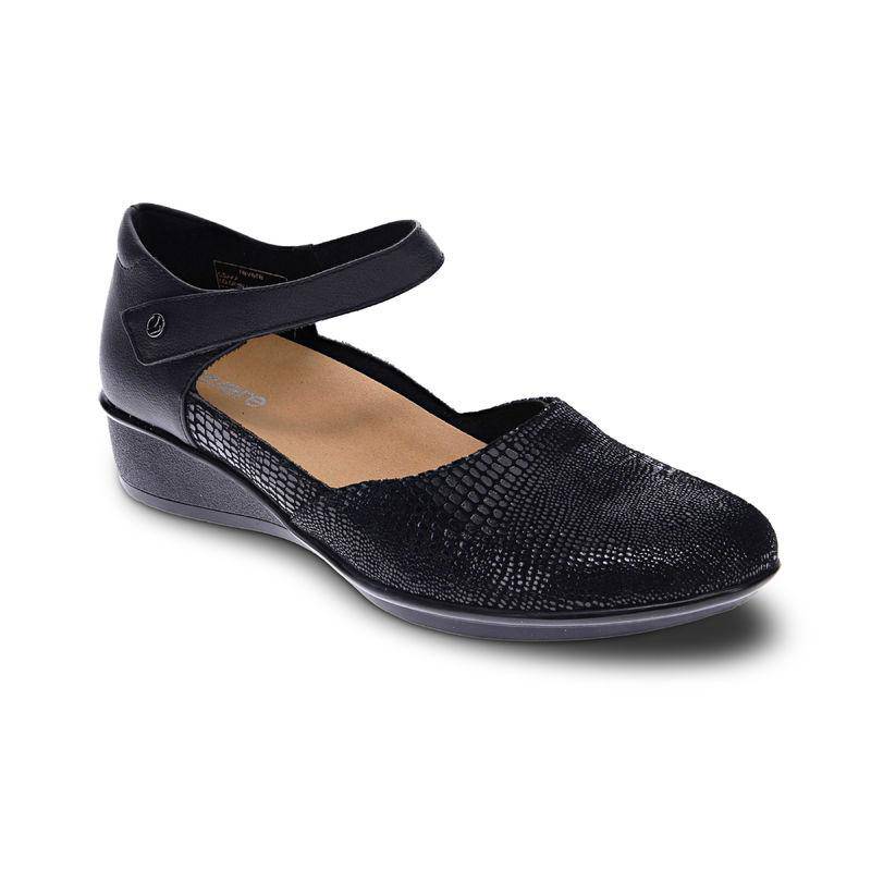 Women's Osaka Black Lizard - Orleans Shoe Co.