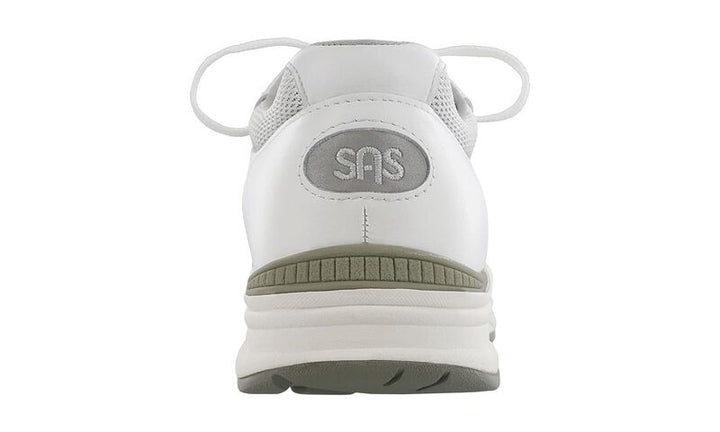 Men's SAS Journey Mesh White Gray - Orleans Shoe Co.