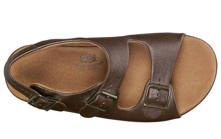 Men's bravo Heel Strap Sandal Brown - Orleans Shoe Co.