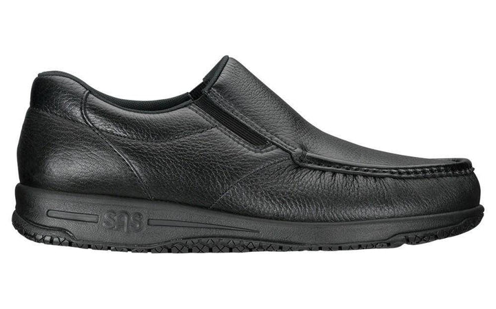 Men's Navigator Black Slip-Resistant Slip-On - Orleans Shoe Co.
