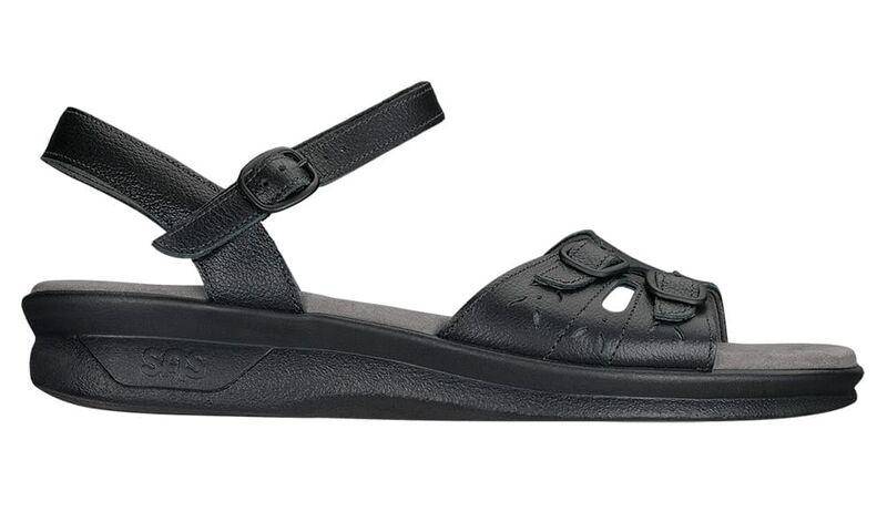 Women's Duo Black Black Sandal - Orleans Shoe Co.