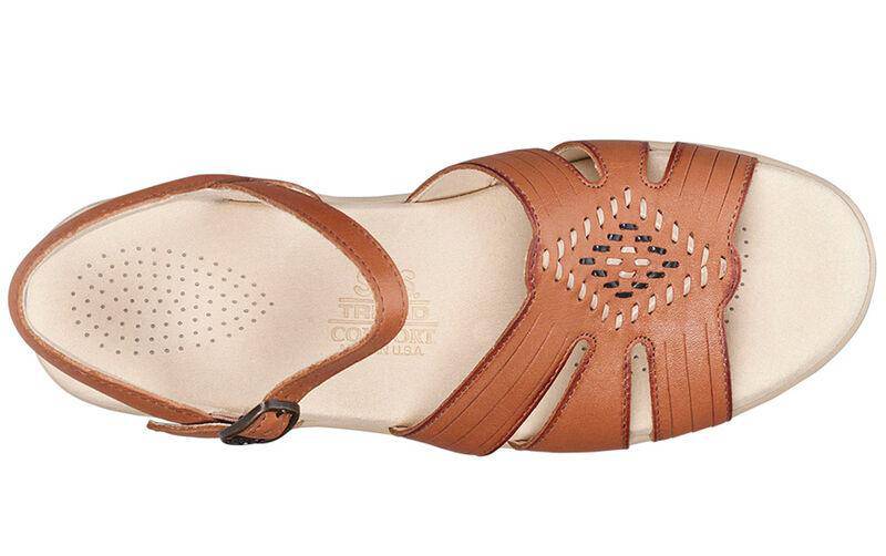 Women's Huarache Antique Tan Sandal - Orleans Shoe Co.