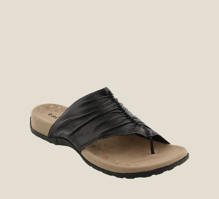 Women's Gift 2 Black Thong Sandal - Orleans Shoe Co.