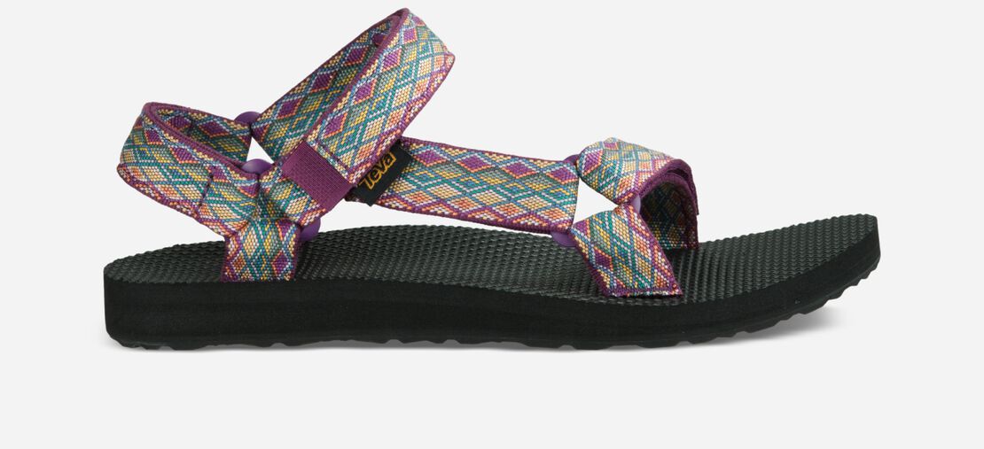 Teva Women s Original Universal Miramar Fade Dark Purple Multi Sandal